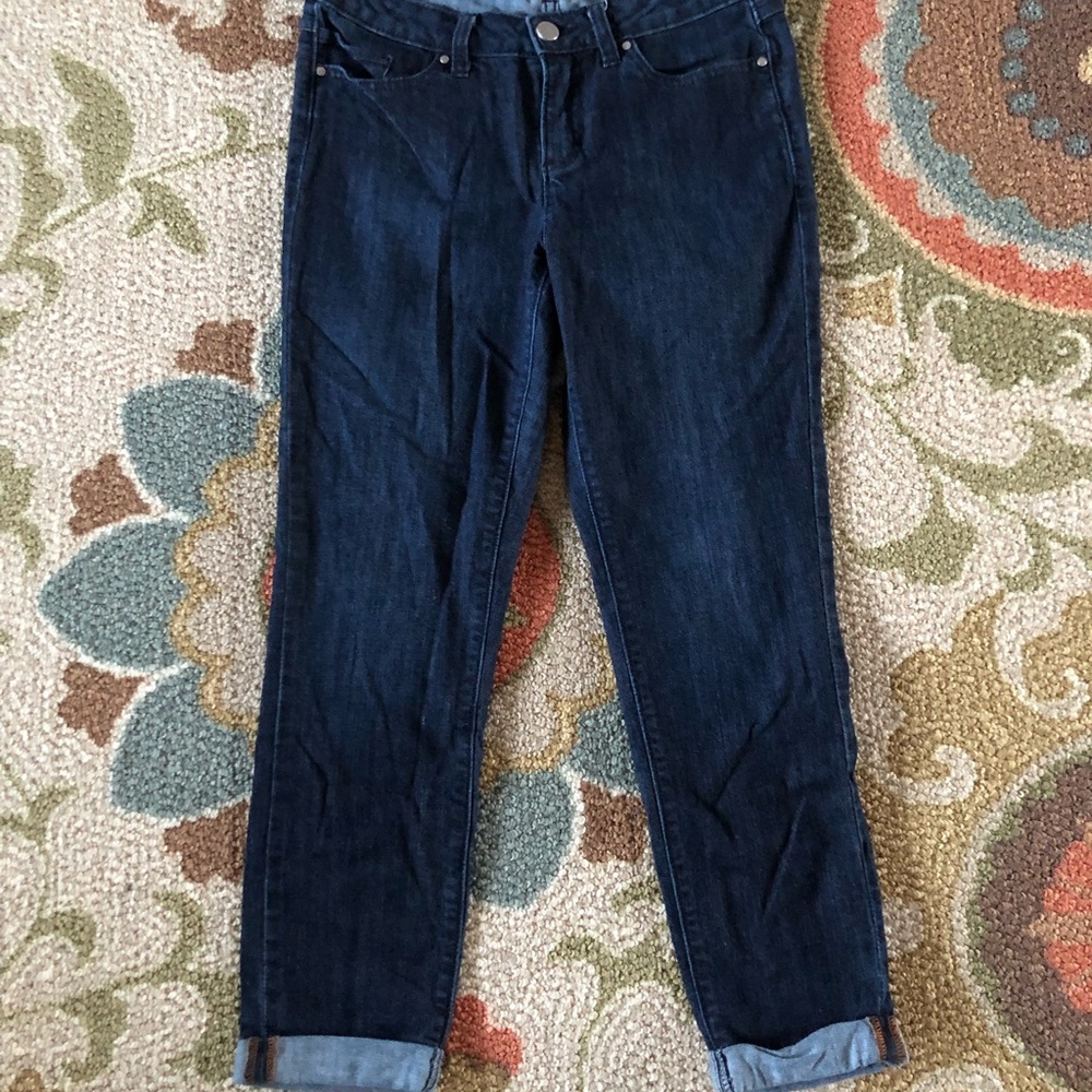 Lauren Conrad Cuffed Skinny Crop Jeans